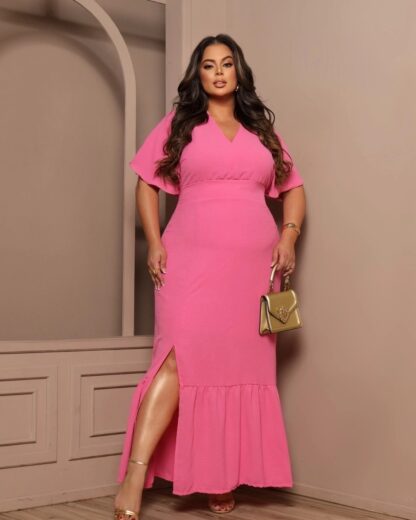 VESTIDO DUNA CURVE MAGNÓLIA