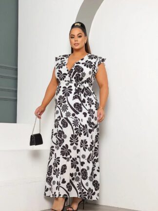 VESTIDO SILK FLOW FLORAL CURVE VIVI