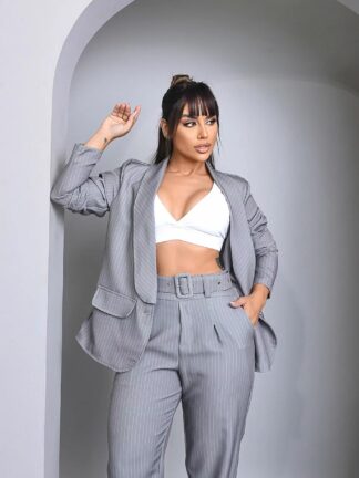 BLAZER ALFAIATARIA RISCA DE GIZ