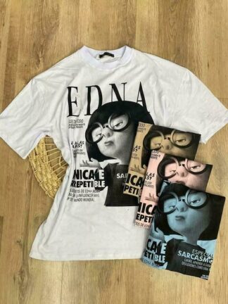 CAMISETA 100% ALGODÃO OVERSIZED EDNA