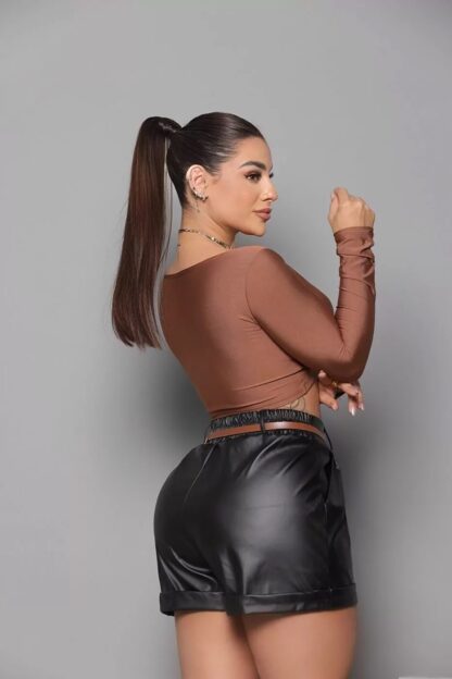 SHORTS COURO NATALIE - Image 2